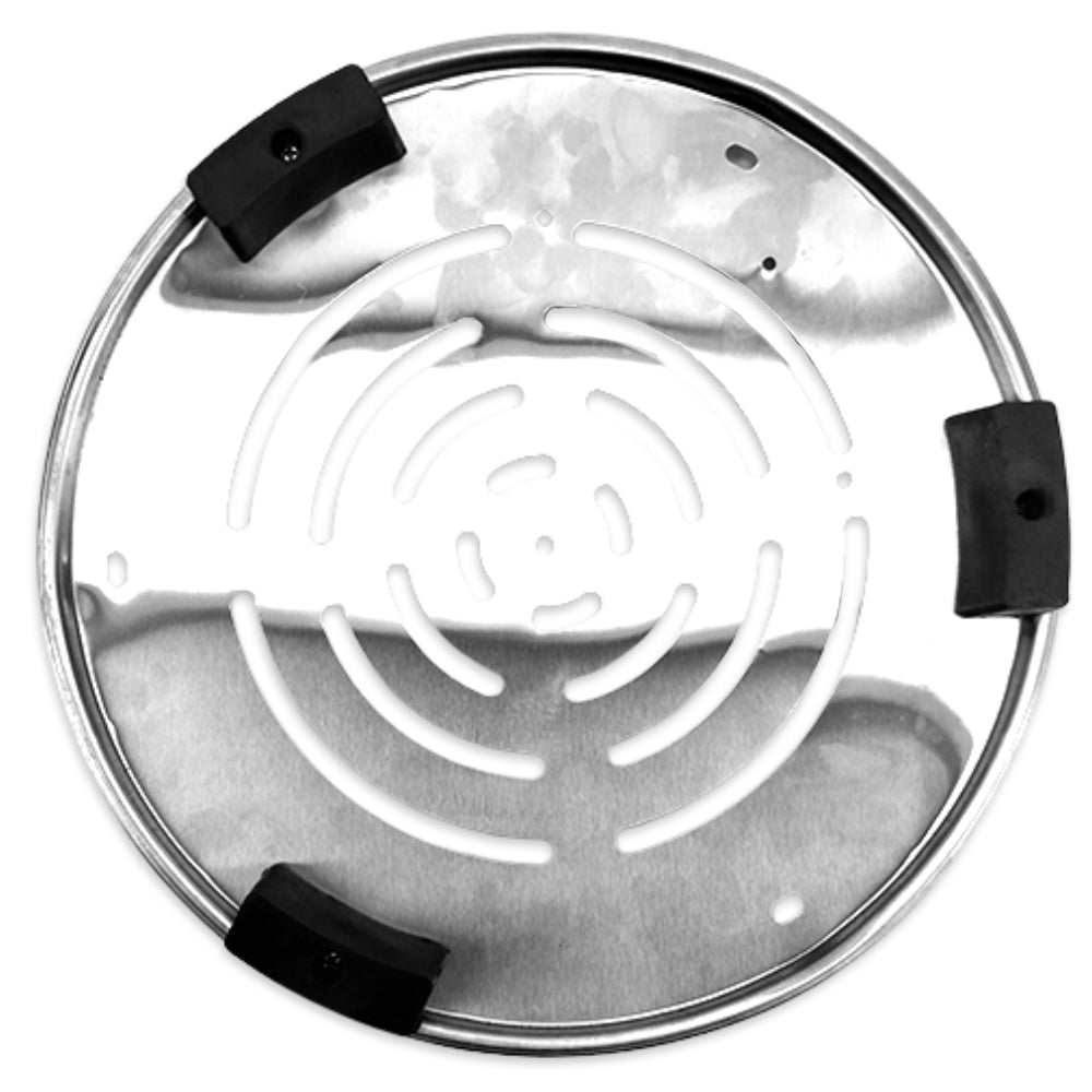 This is a replacement bottom support plate for the BrewZilla 35L model. It can also be used on the Digiboil 35L.