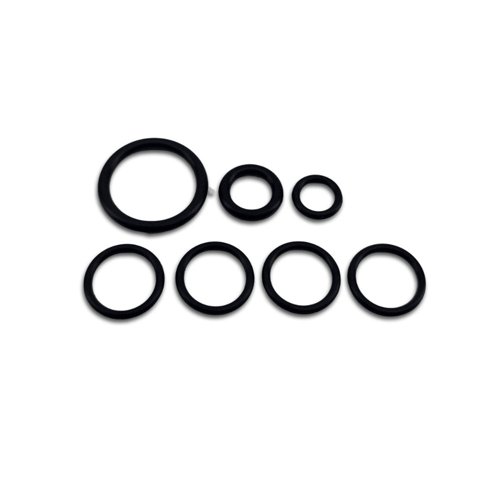7 Piece o-ring kit for male k-lok or kinglok adapters.