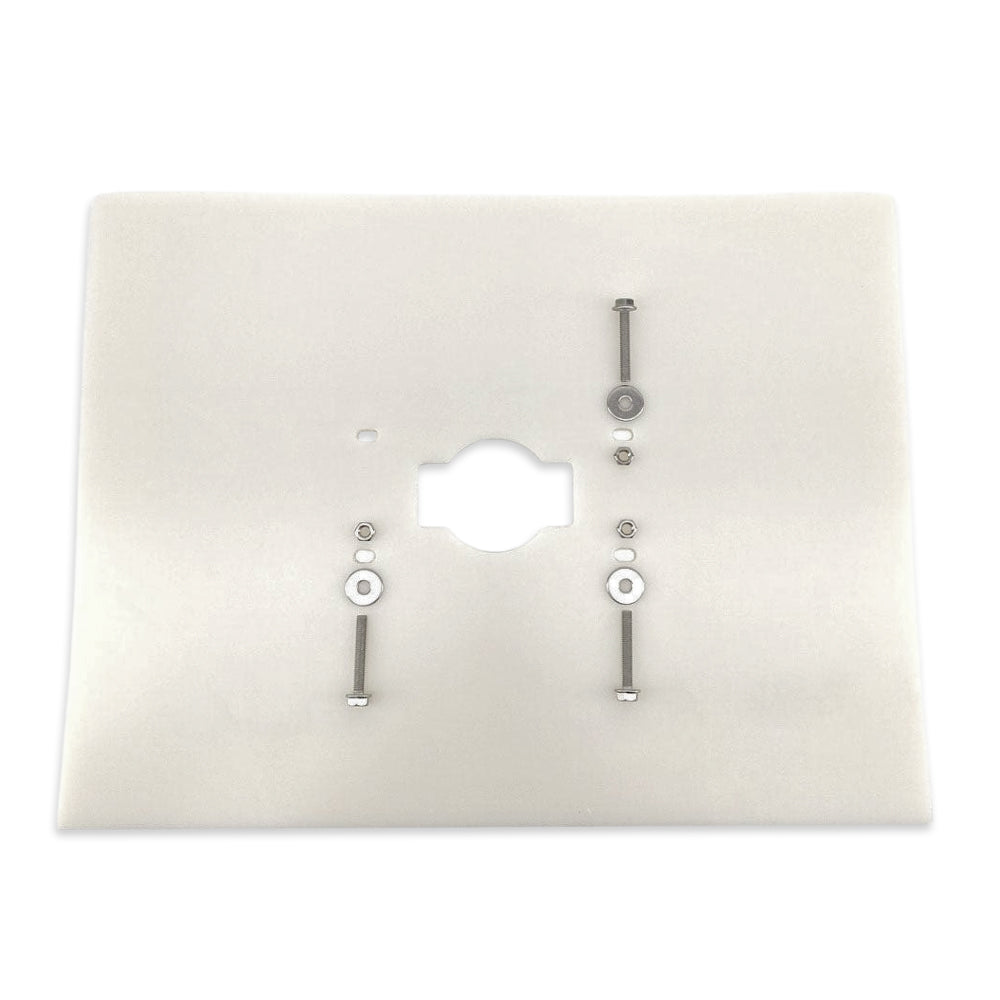 This is a PolyPropylene Plastic Board for the MaltZilla Grain Mill. Perfect for slotting over a food grade bucket, or building your own little shelf on wheels.