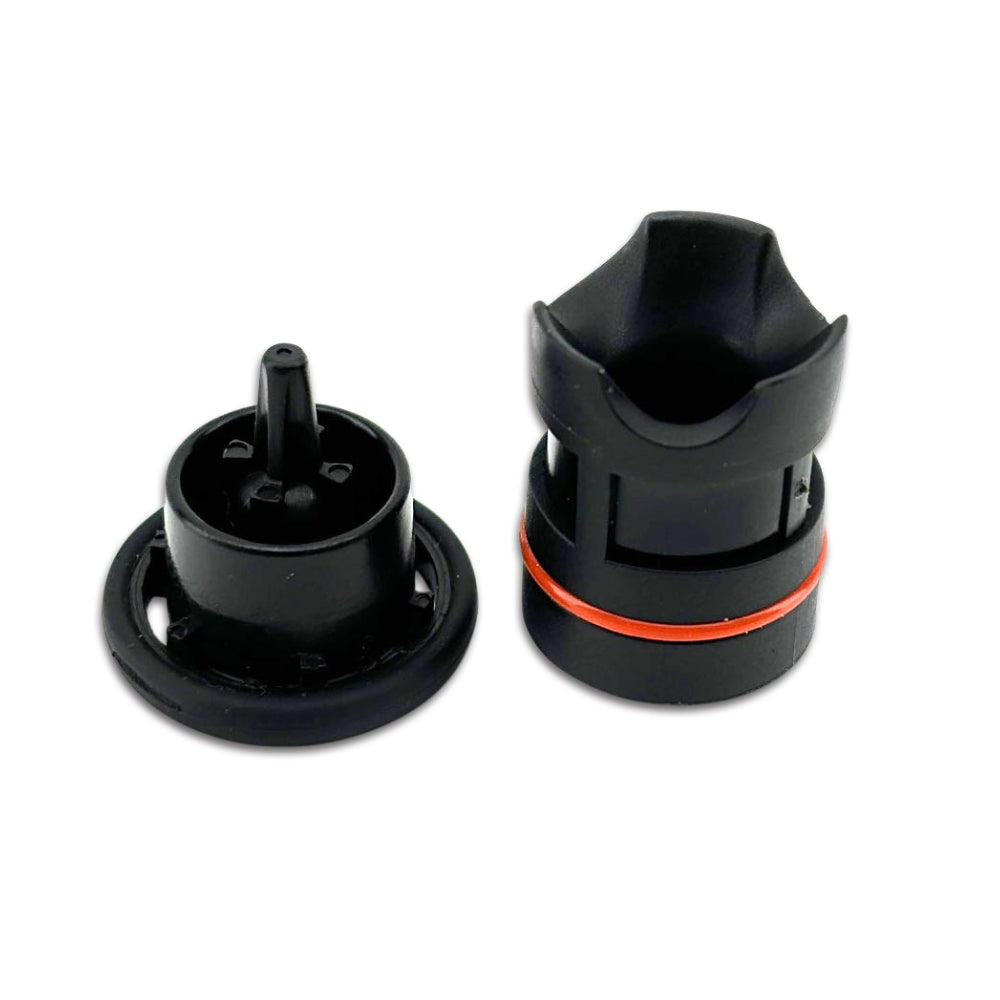 Generation 2 Flow Control Mechanism for the NukaTap FC upgrade kit. This replaces part numbers 11 and 12 in the product diagram on the third product photo.