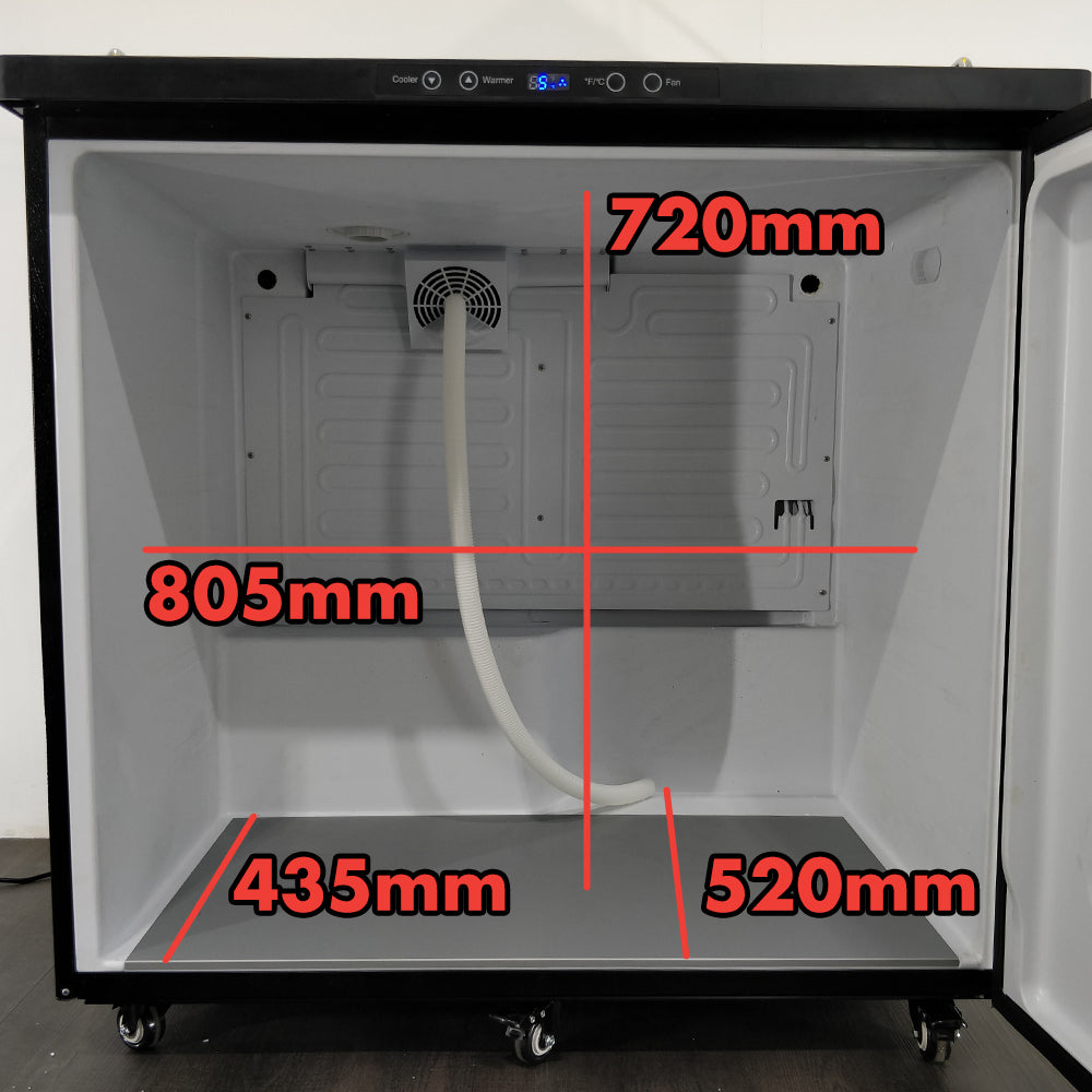 Fit 2 x 50L or 6 x 20L brewery fresh beer, cider, premix and cocktail kegs in the Series X Plus. Get the pub and sports bar feeling in the comfort of your home.