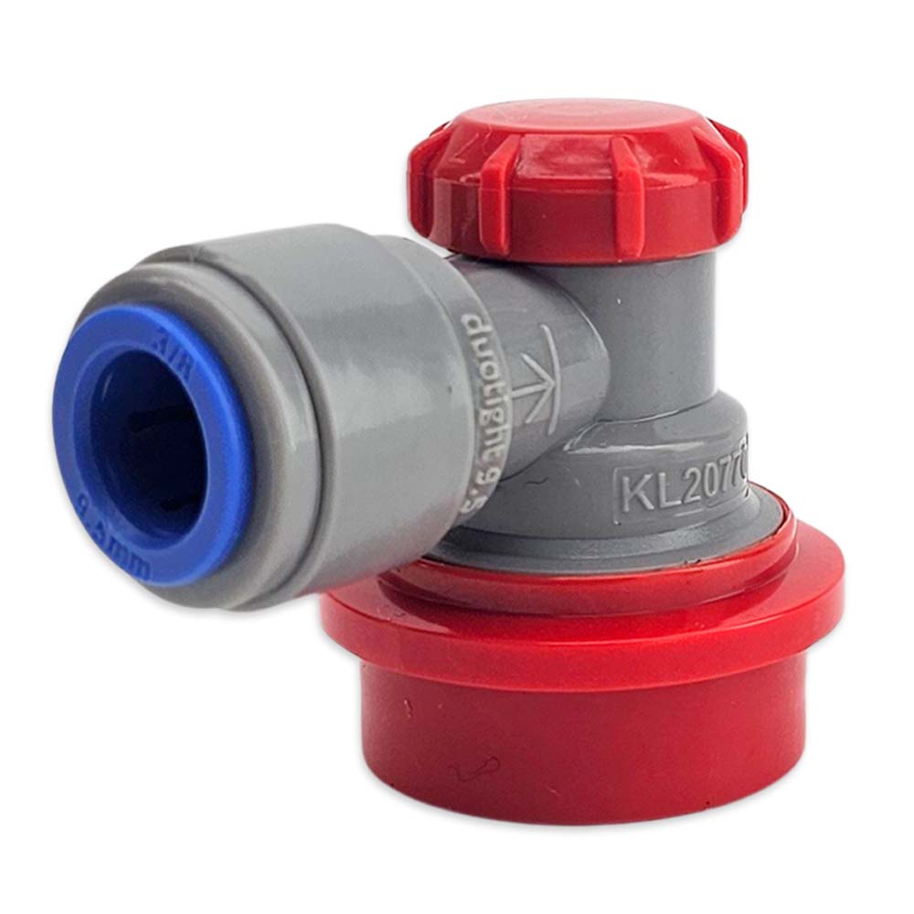 This particular ball lock disconnect has been designed to suit 9.5mm Beer/Gas Line.