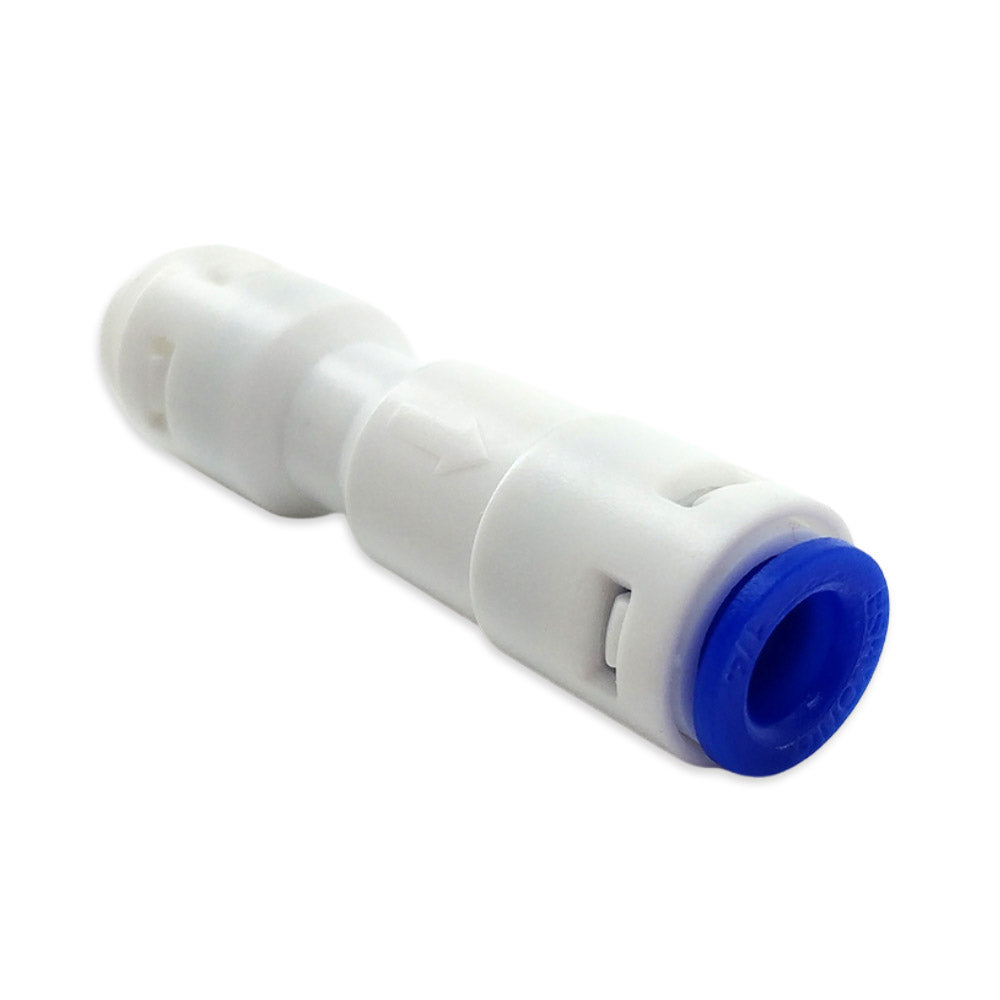 This particular type of check valve has low opening pressure of only 1psi. This check valve is suitable for clean liquids such as water or for gas.