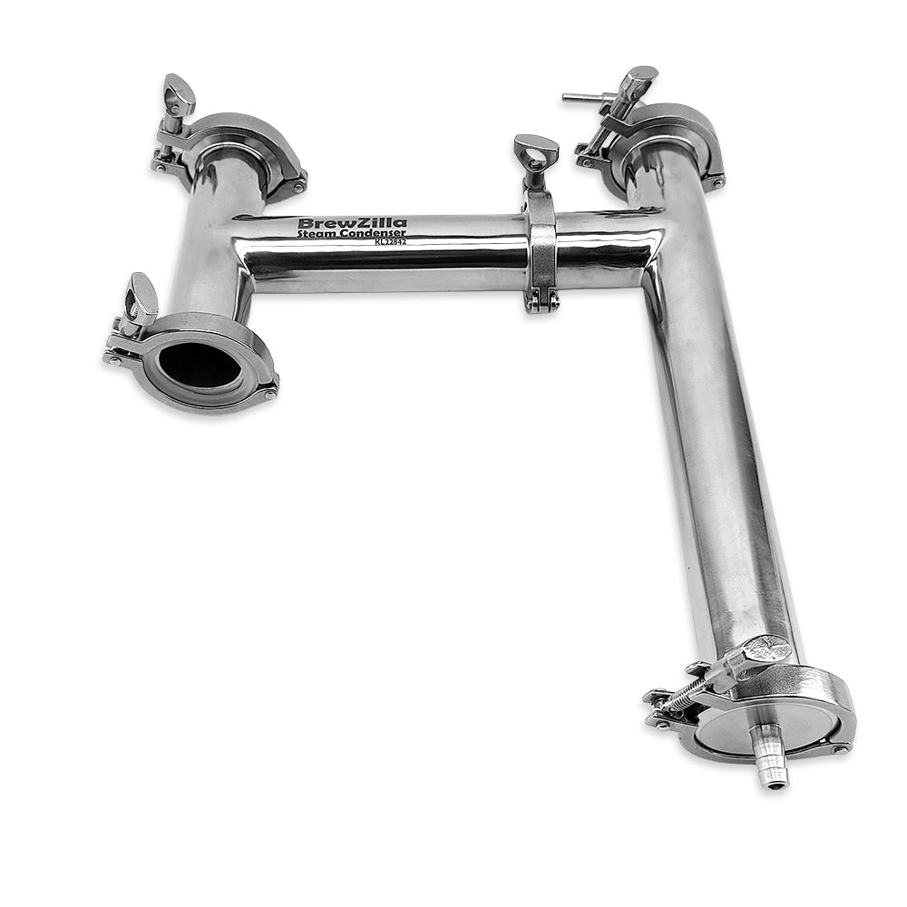 Made from high quality 304 Stainless Steel, this condenser lid is ideal for apartment or basement brewers who struggle managing steam and condensation during brewday.