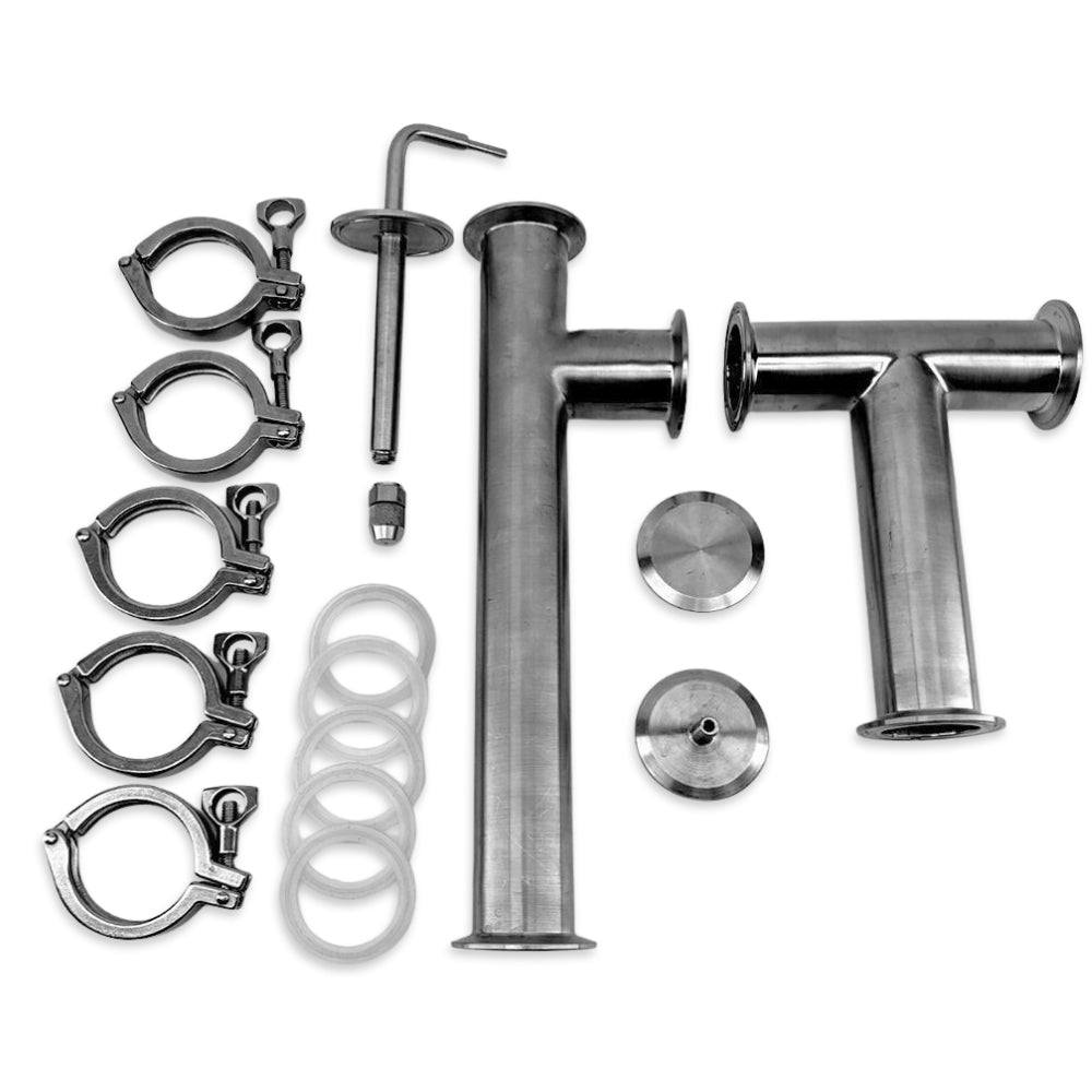 Condensor Lids parts scattered out.