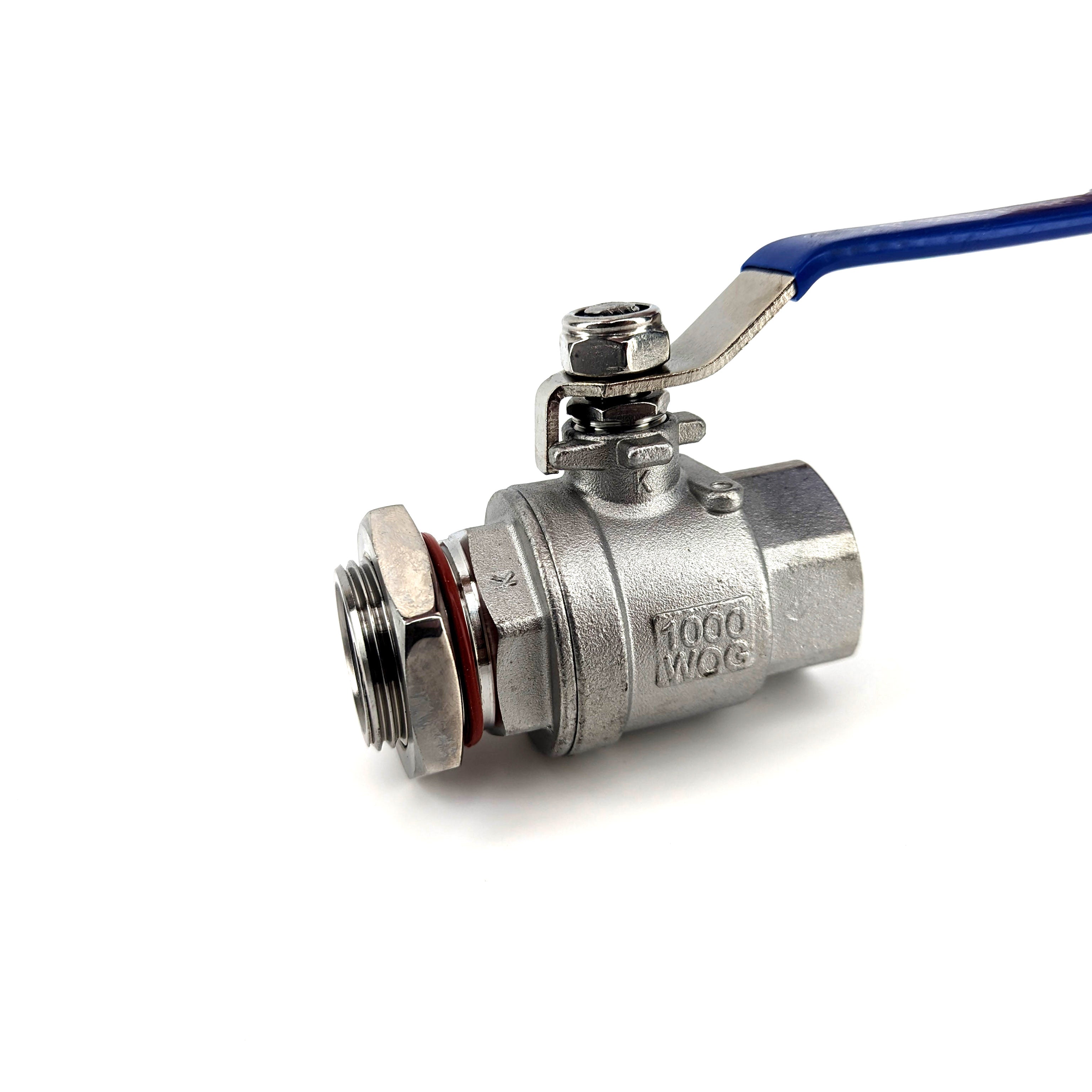 1 Inch Stainless Ball Valve Assembly - KegLand