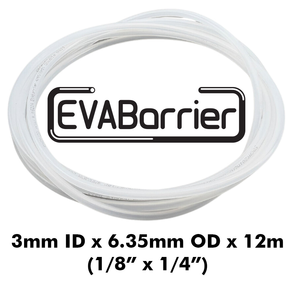 12 meters of Double Wall EVA Barrier 3mm ID x 6.3mm OD Beer Line / Gas Line hosing for a neat and tidy kegerator, keezer or cellar set up.