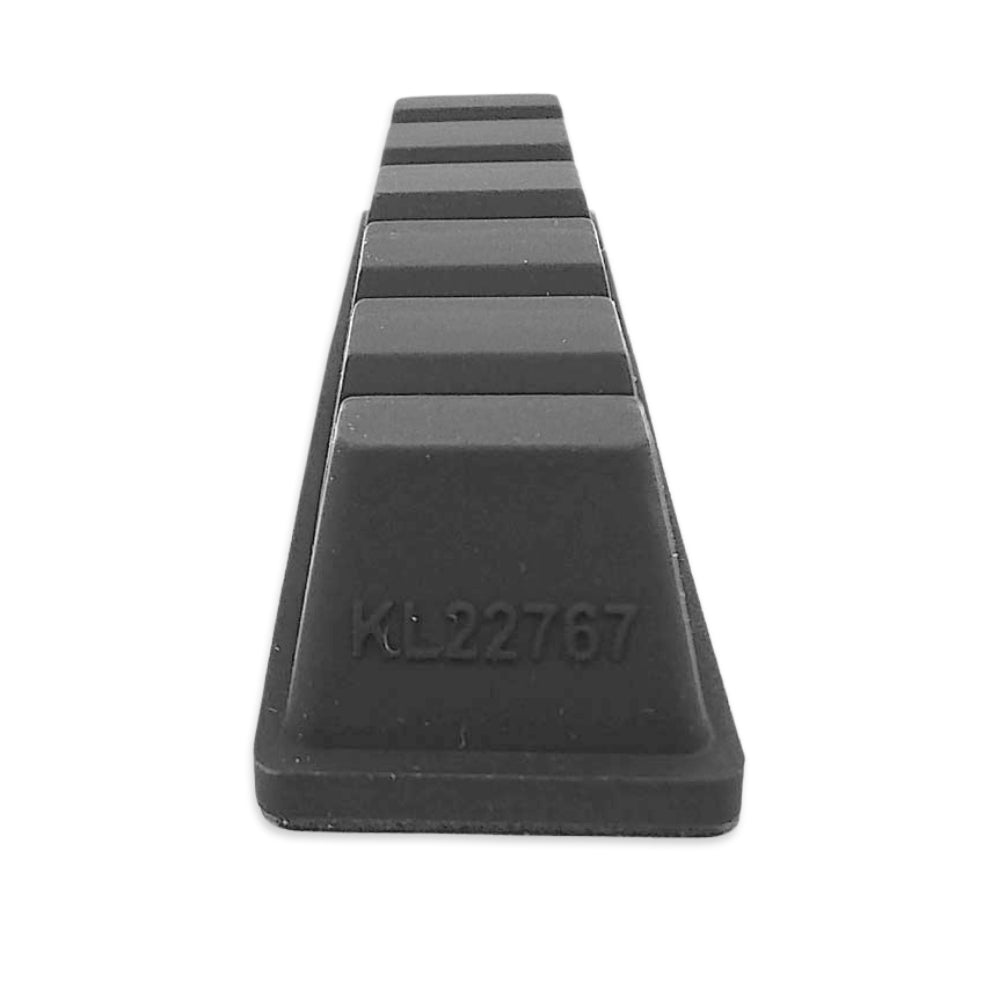 Black rubber block with 'KL22767' branding on a white background