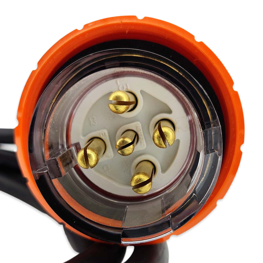 For rewiring instructions refer to the power conversion manual below. To be rewired by a qualified electrician.