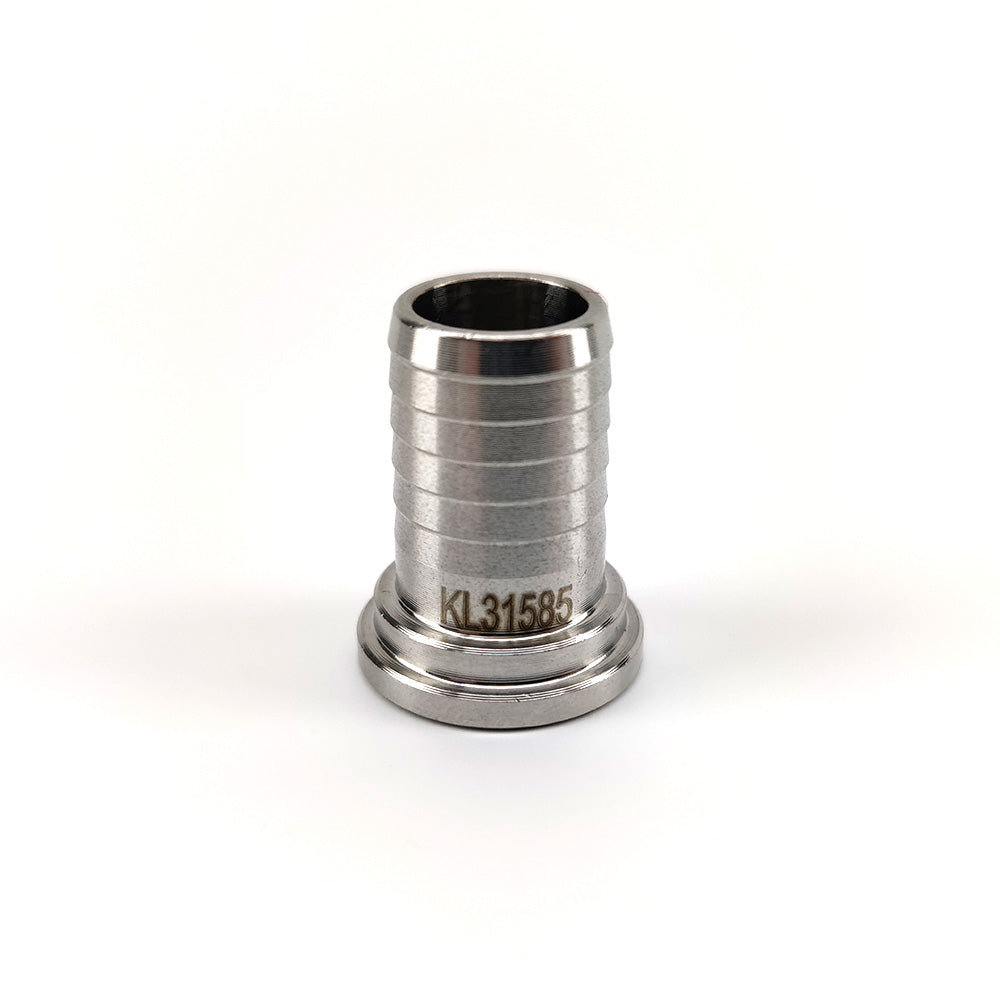 This Straight Barbtail piece in 13mm (1/2") is only suitable for the KL31639 KegLand Quick Swivel Connector 1/2" and KegLand Quick Swivel Connectors in 1/2"