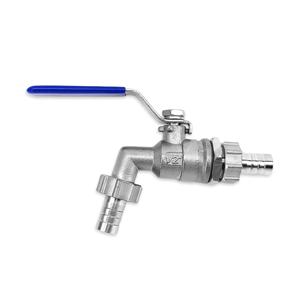 This particular ball valve is different to our standard KL03728 - BrewZilla Gen 3.1.1 Ball valve as it has a different grooved tail end capable of a 13mm radial seal barb and nut.