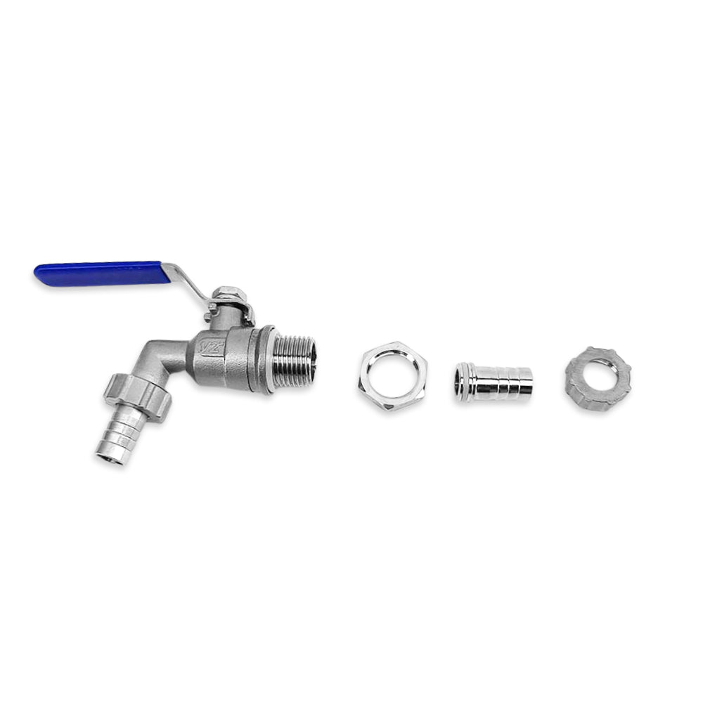 This particular ball valve is different to our standard KL03728 - BrewZilla Gen 3.1.1 Ball valve as it has a different grooved tail end capable of a 13mm radial seal barb and nut.