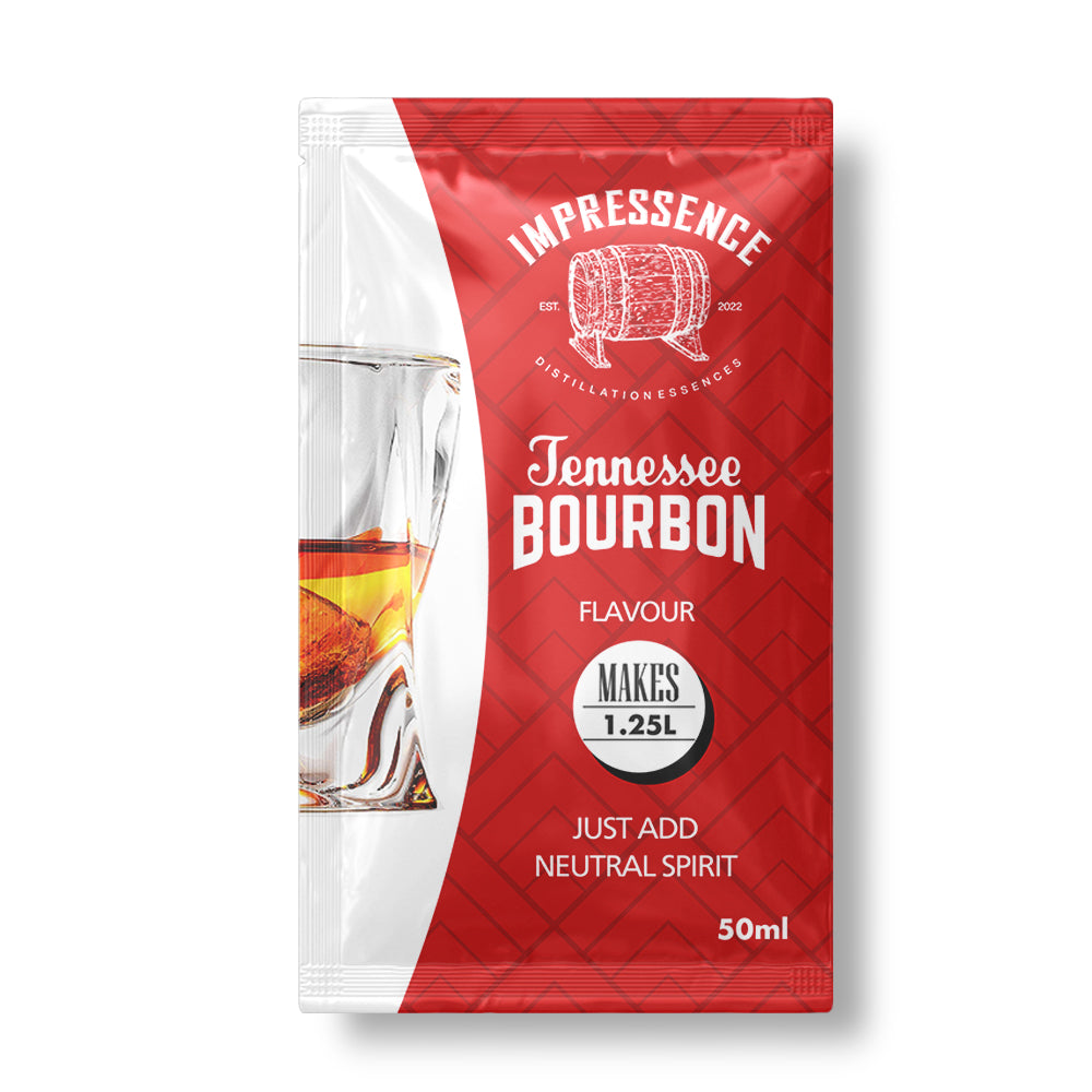50mL Tennessee Bourbon Spirit Flavouring Satchet- makes 1.25L of fruity and sweet sour mash style Bourbon.
