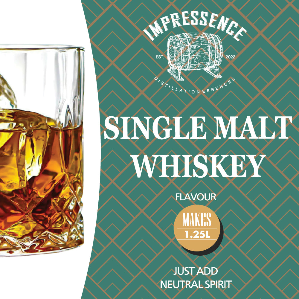 Impressence Single Malt Whiskey - Smooth and Oak Forward.