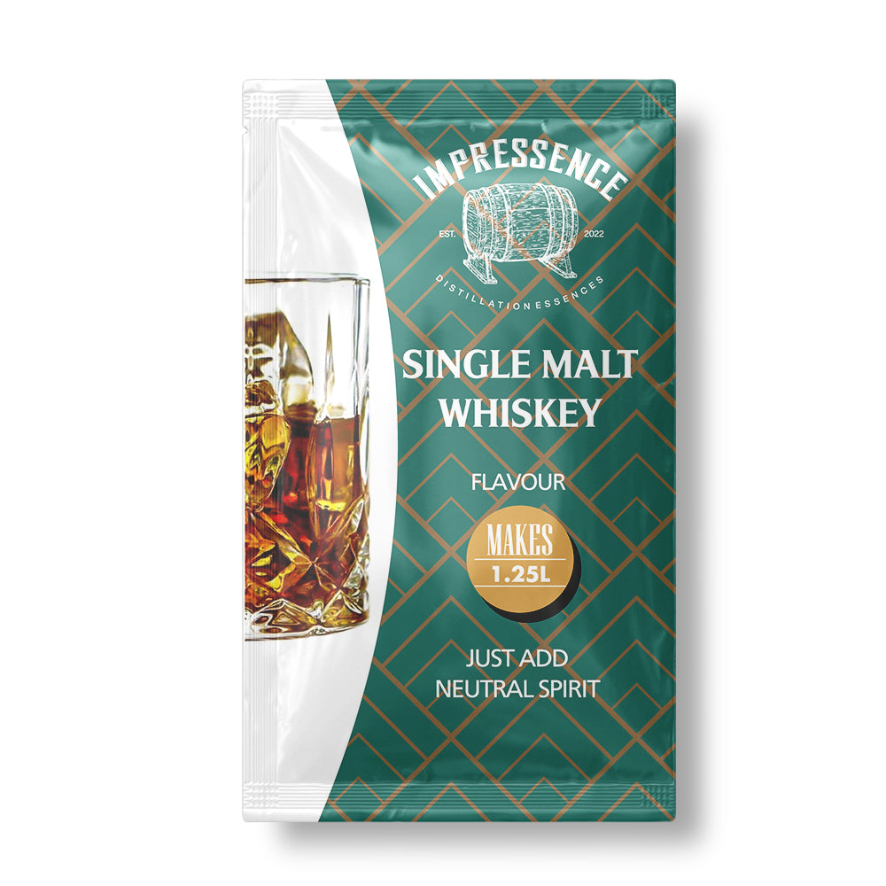 Impressence Single Malt Whiskey 50ml Sachet - Smooth and Oak Forward.