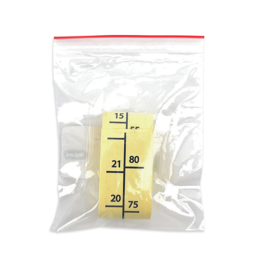 This is a replacement heat proof graduation sticker for Generation 4 BrewZilla 100L Breweries with a PPSU Sight Glass installed.