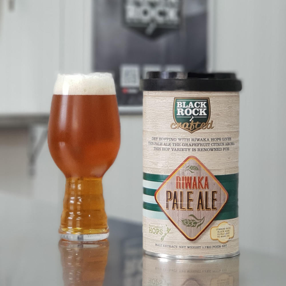 Home Brew New Zealand Pale Ale beer kit. Dry-hopped with Riwaka hops for a unique citrus flavoured hoppy balanced pale ale.
