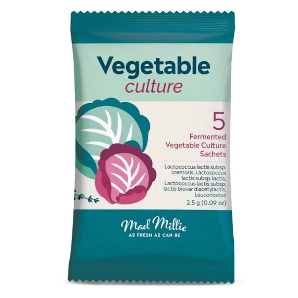 Mad Millie Vegetable cultures for sauerkraut, kimchi and other lacto-fermentation vegetables
