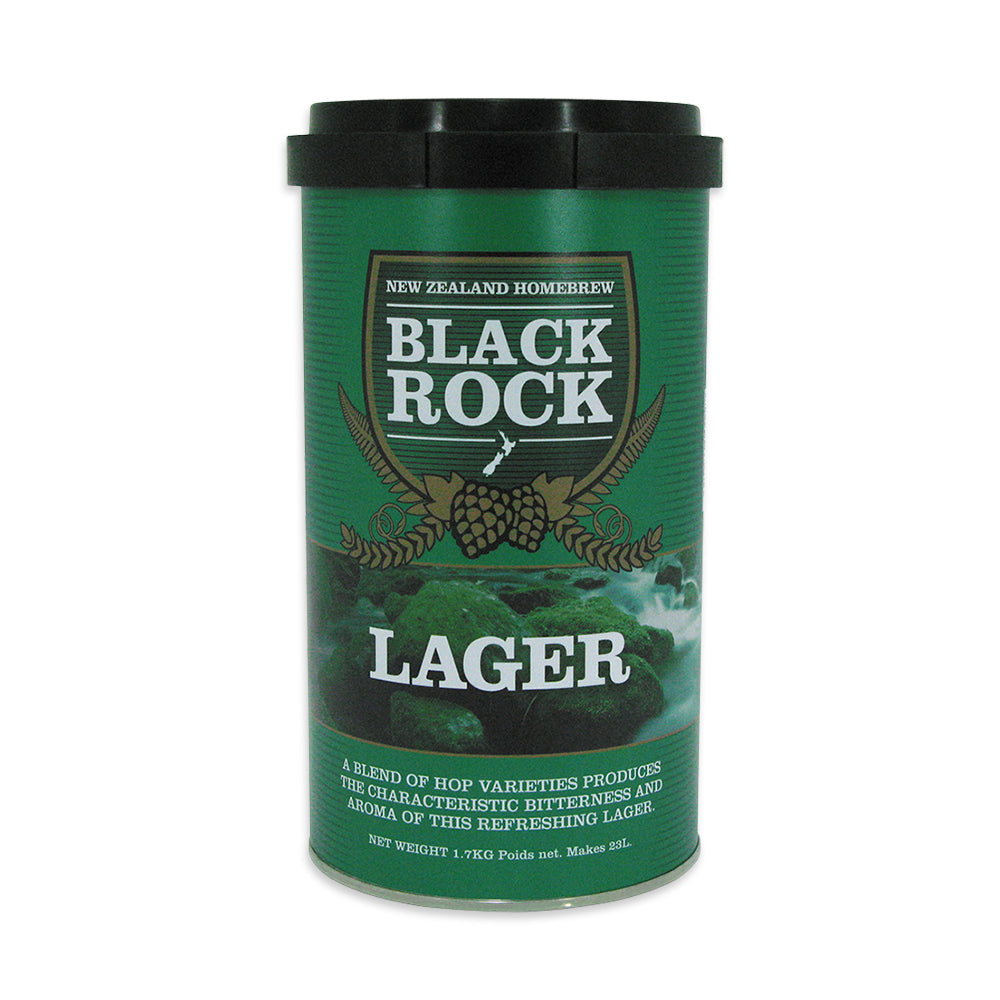 Black Rock Lager Liquid malt extract home brew beer kit. Make your own classic lager at home.