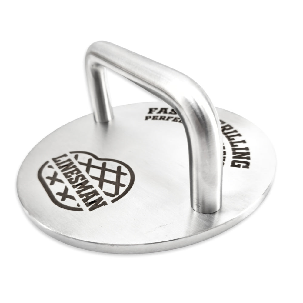 The perfect gift for those who love to cook meats and vegetables on the BBQ. Get perfectly even sear lines when you use the Heavy Duty Lines Man Grilling Weight.