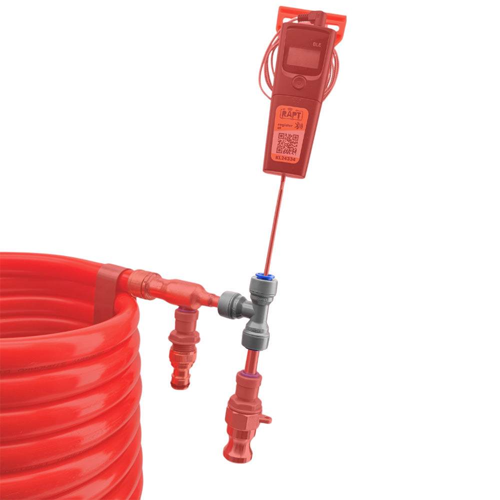 duotight - 9.5mm (3/8') Thermowell Tee (suits 3.5 - 4.5mm OD Probe)