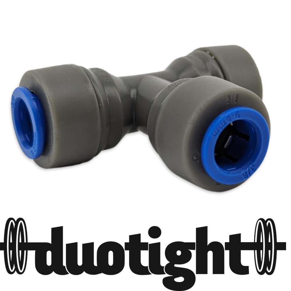 duotight - 9.5mm (3/8') Thermowell Tee (suits 3.5 - 4.5mm OD Probe)