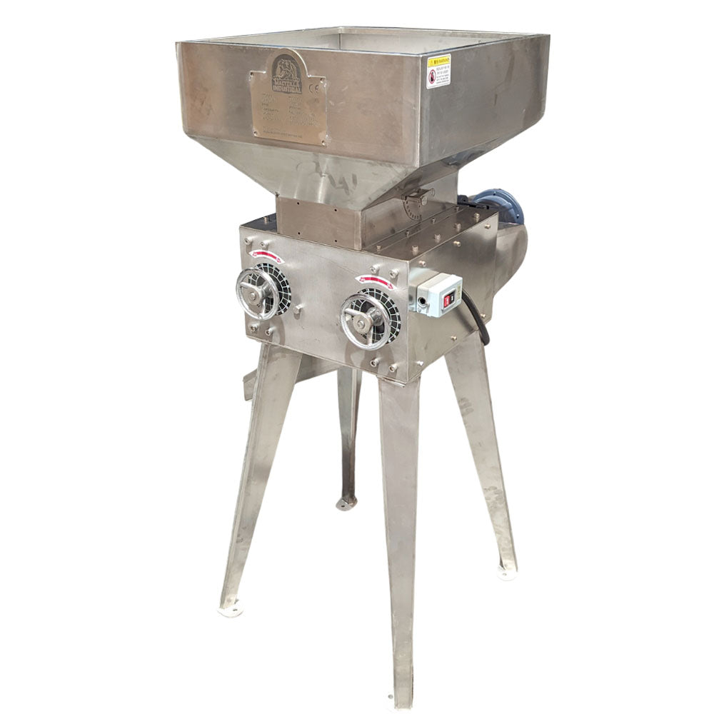This reliable and low maintenance industrial/commercial grain mill is ideal for a brewery or large home brew store that want a long lasting mill for commercial use which is fast.