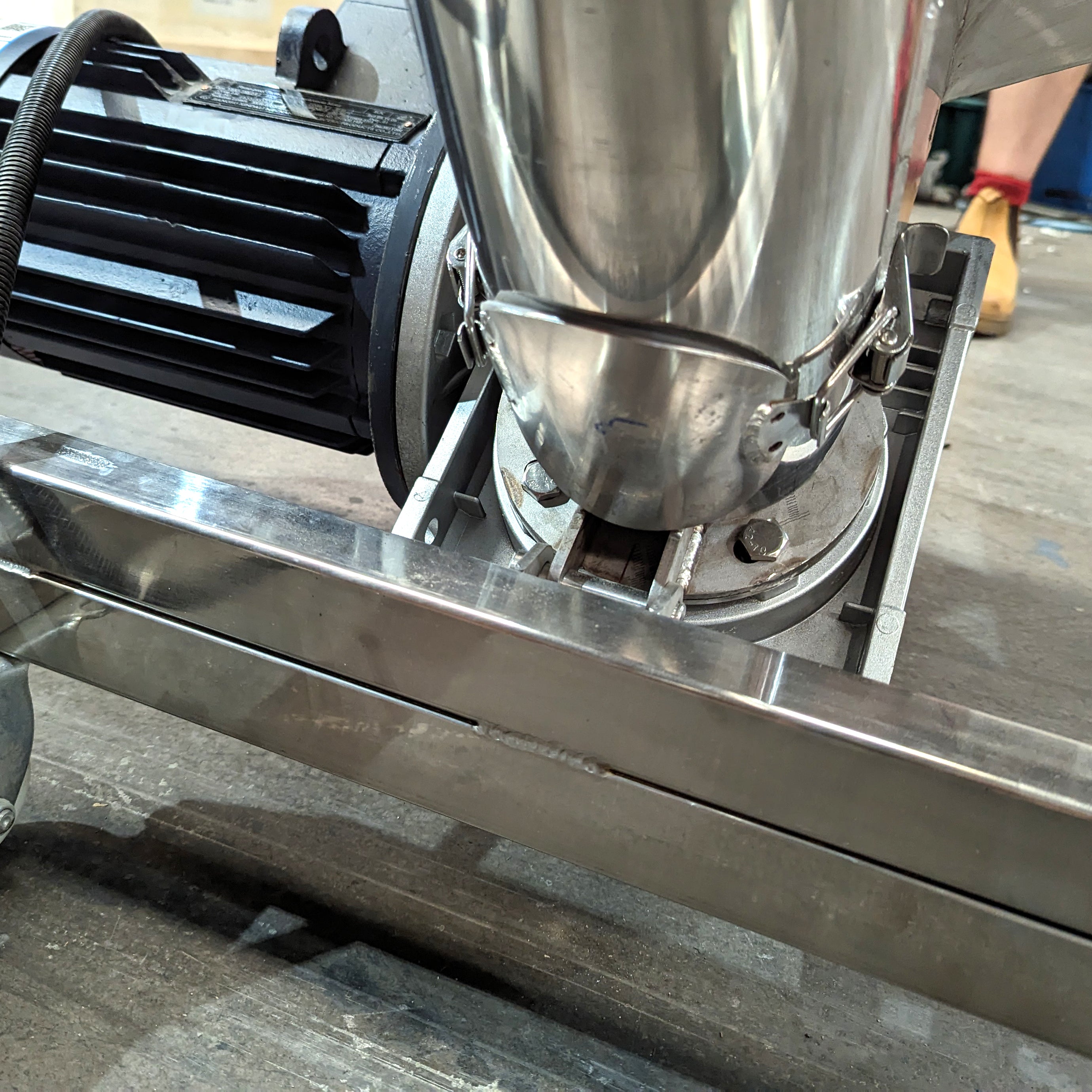 Commercial Grain Mill Auger for Microbreweries or Home Brew Stores