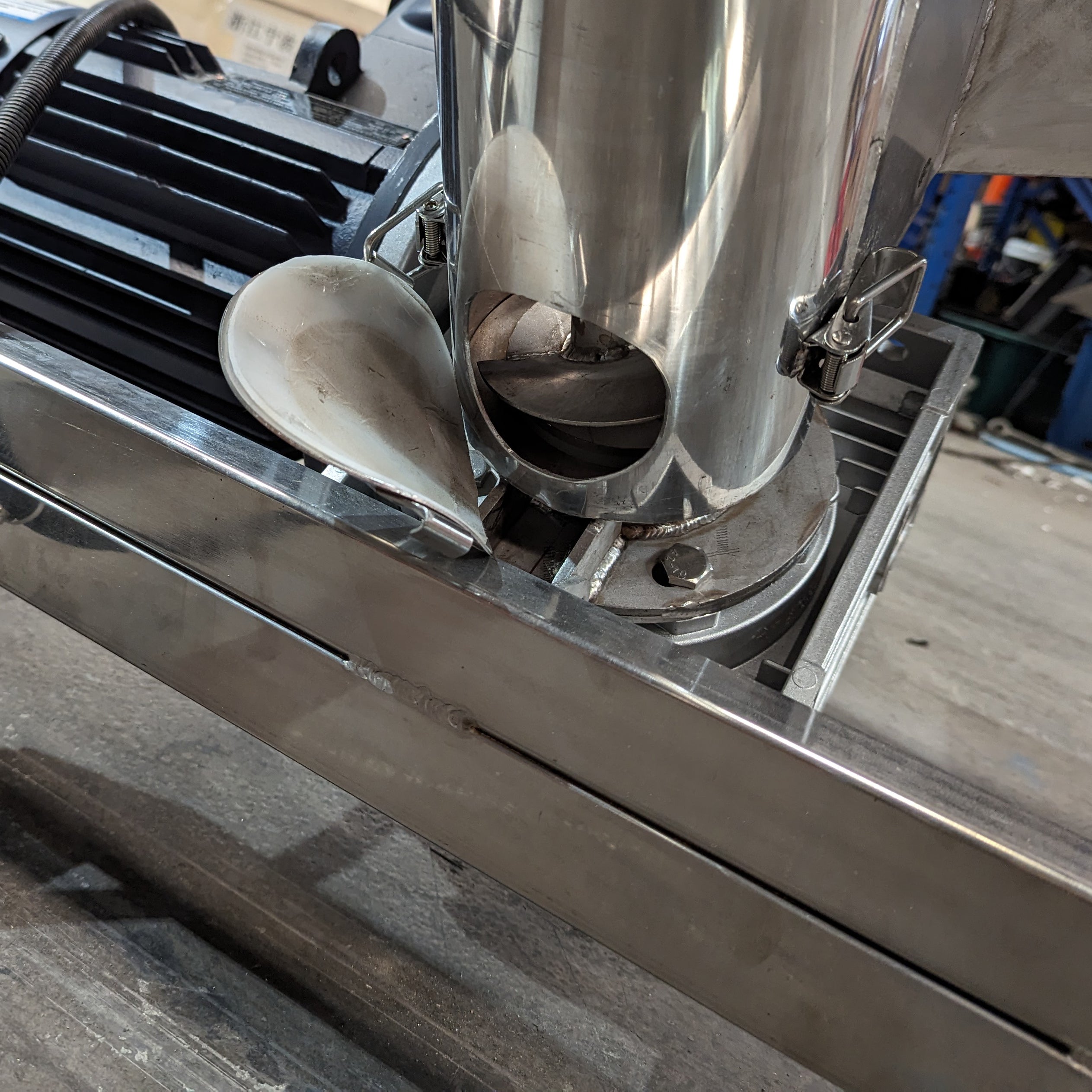 Commercial Grain Mill Auger for Microbreweries or Home Brew Stores