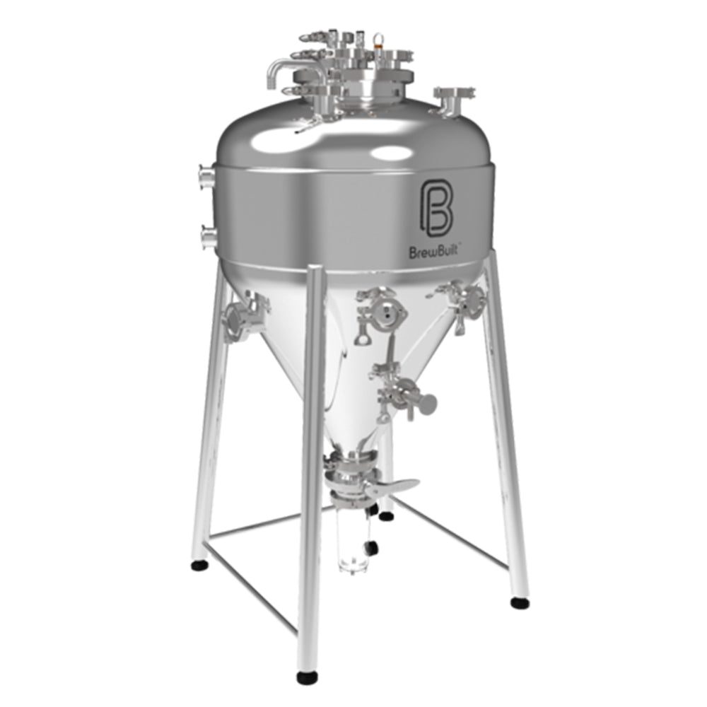 The second largest in the X3 in the range is a conical jacketed unitank that offers leading design features that have long been reserved for pro-level fermentation tanks.