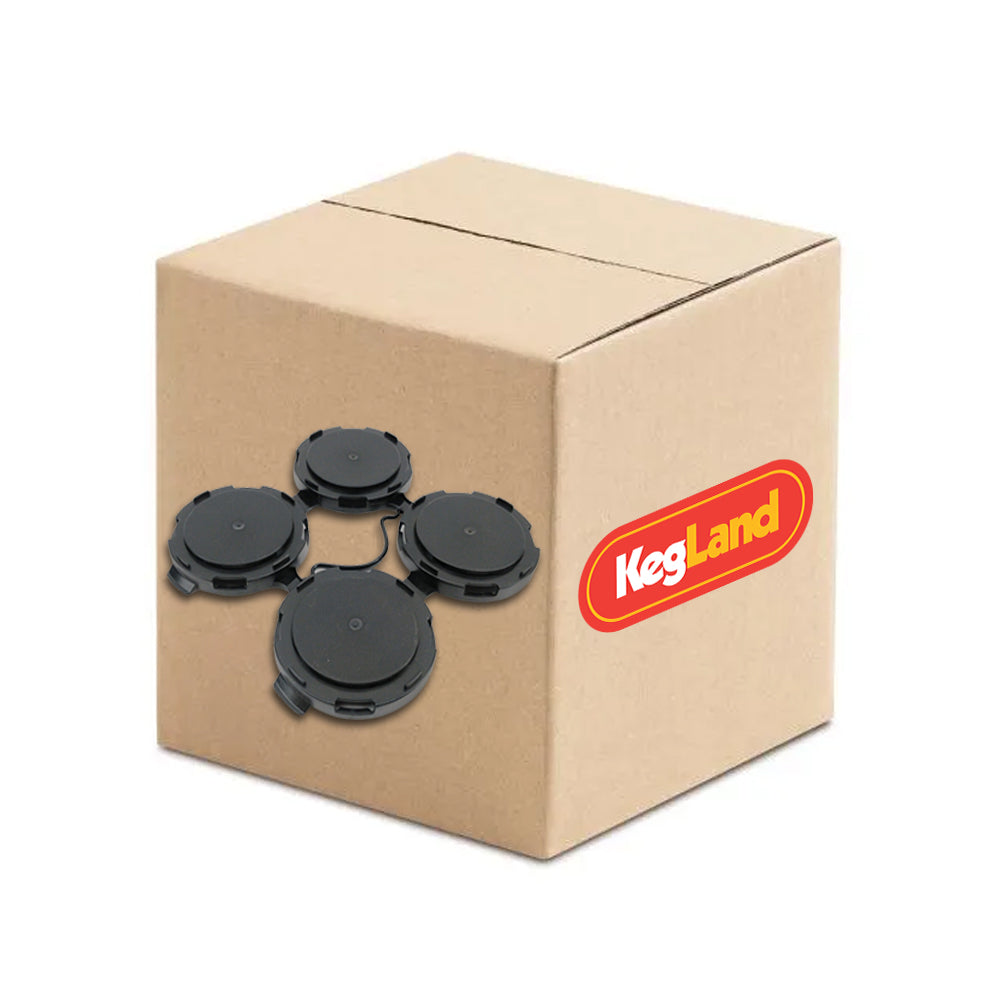 Bulk Quantity (3000) of 4 pack Can Carrier Holders, plain black and unbranded.