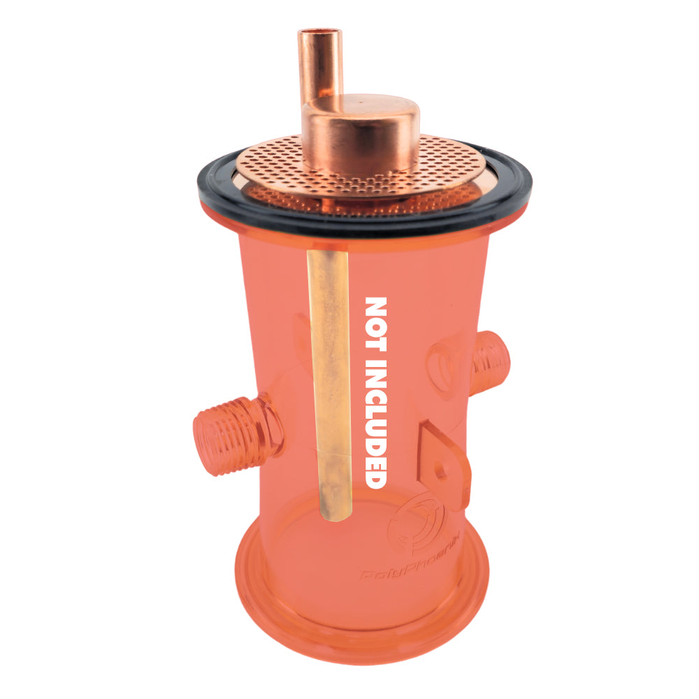Like most good bubble plates on the market, this too is made from copper. The more copper the vapour passes through, the more impurities get stripped out.