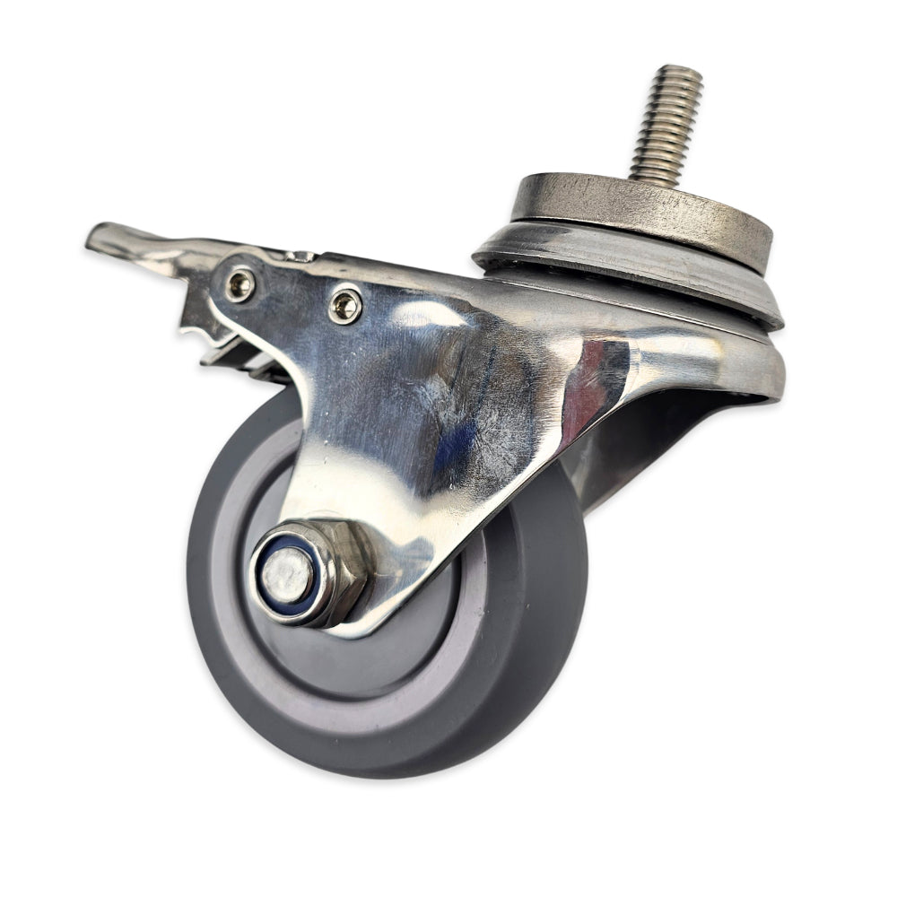 Need your BrewBuilt X3 on wheels so you can move it around your brewery floor? Look no further than the TPR Caster set from BrewBuilt.