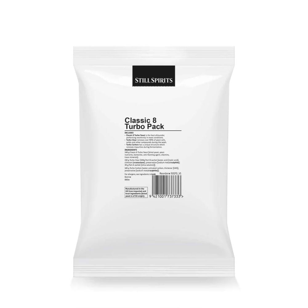 Photo of Classic 8 Turbo Pack Ingredients