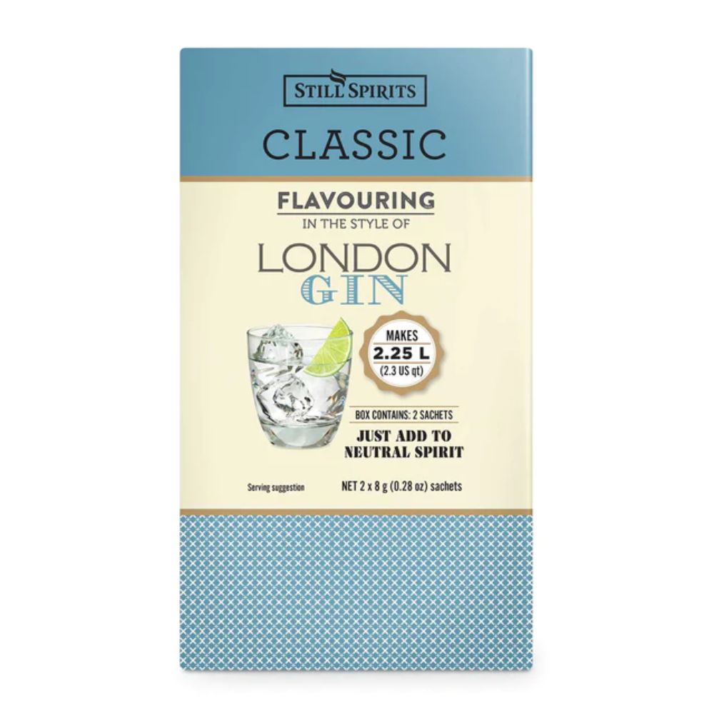 Lonon Dry Gin Spirit Flavouring - makes 2.25 of delicately balanced gin with juniper spice notes.