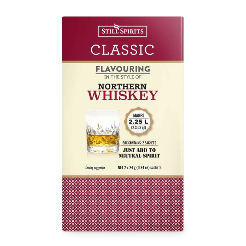 Northern Whiskey Spirit Flavouring - makes 2.25L of smooth and unblended highland malt whiskey.