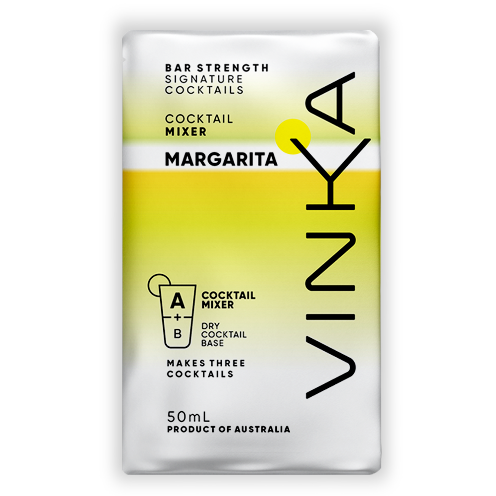 50mL Vinka Margarita Cocktail Mixer Only Render with White Background.