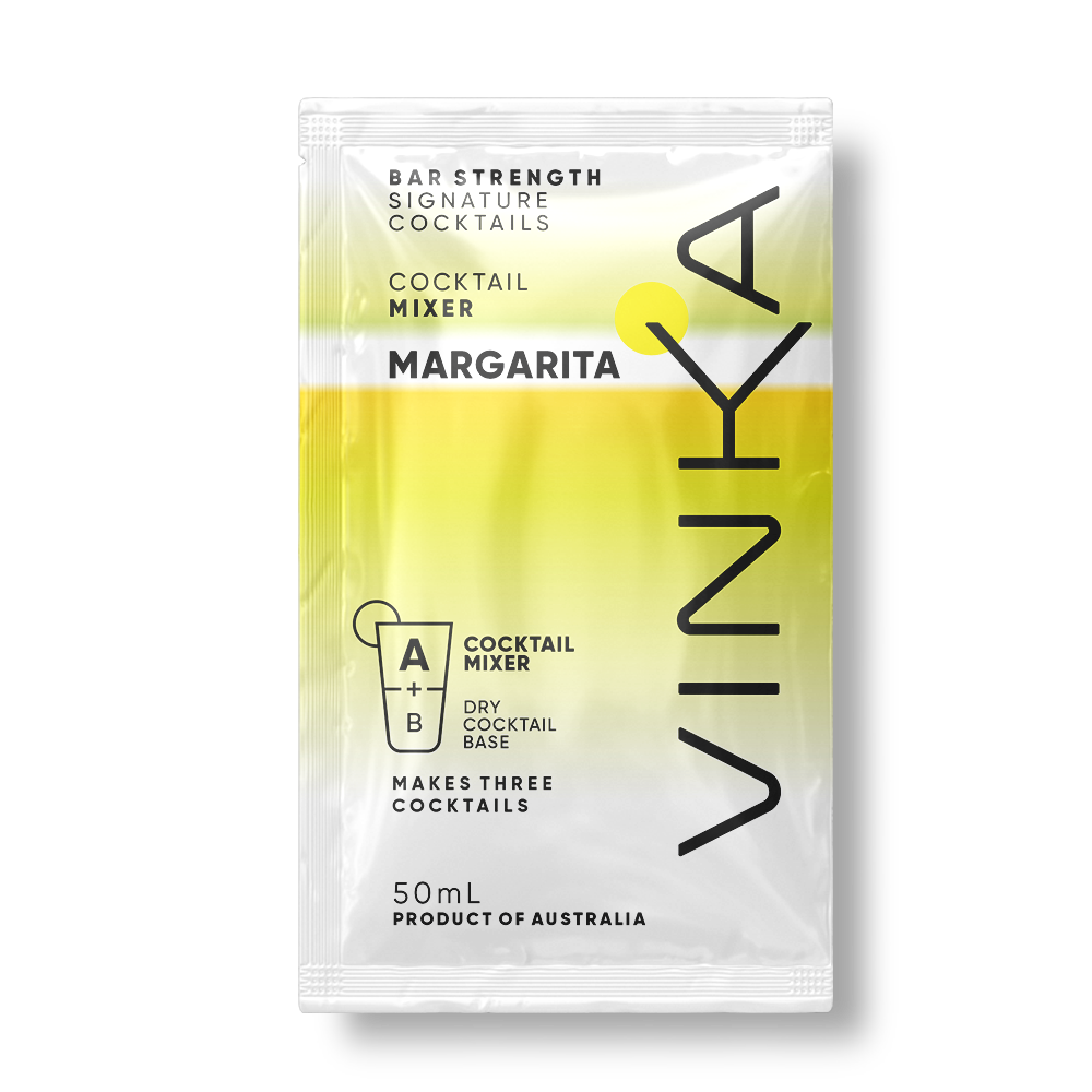 50mL Vinka Margarita Cocktail Mixer Only Render with White Background.
