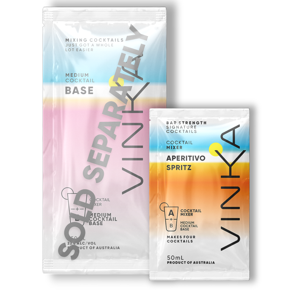 Ideally paired with the Medium VINKA Cocktail base, sold separately.