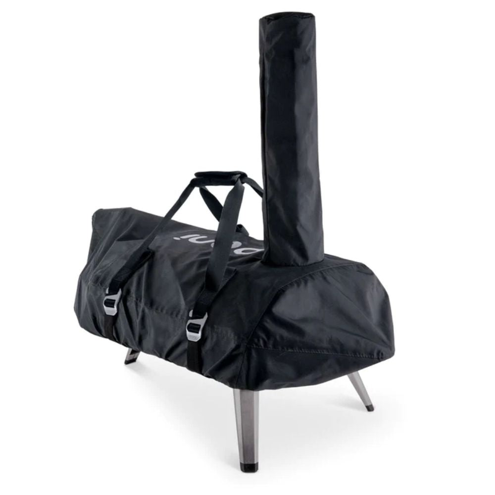 Protect your Ooni Karu 12G from the elements with this Black Waterproof Carry Cover.