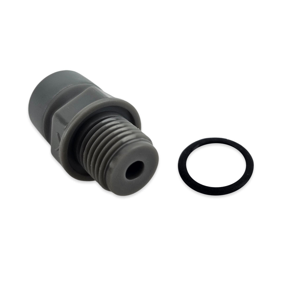 6.35mm x 1/4" duotight fitting. Easily attach a carbonation cap to 1/4" threaded fittings like a MK4 Regulator.