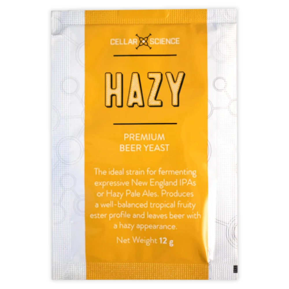 For hop-forward beer styles that you want bursting with tropical, fruity flavors and aromas, you can't go wrong fermenting with HAZY from CellarScience.
