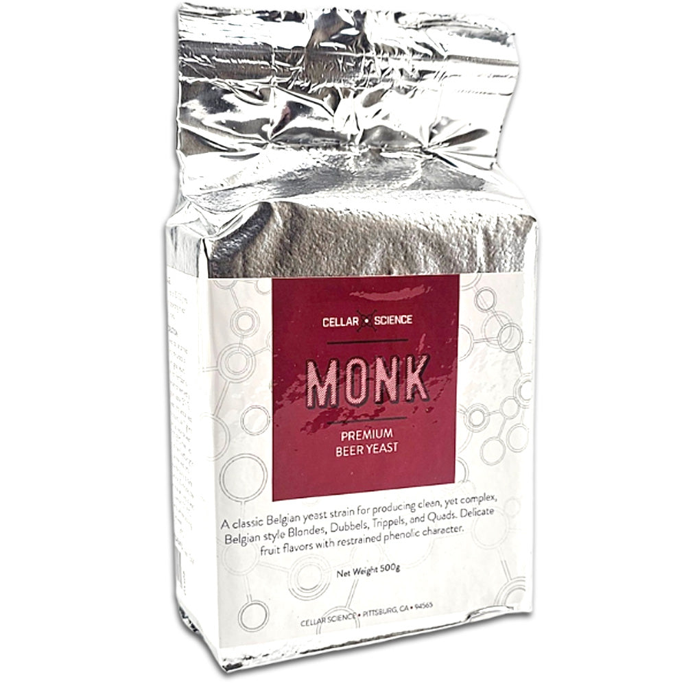CellarScience MONK Belgian Abbey Ale Yeast 500g Brick