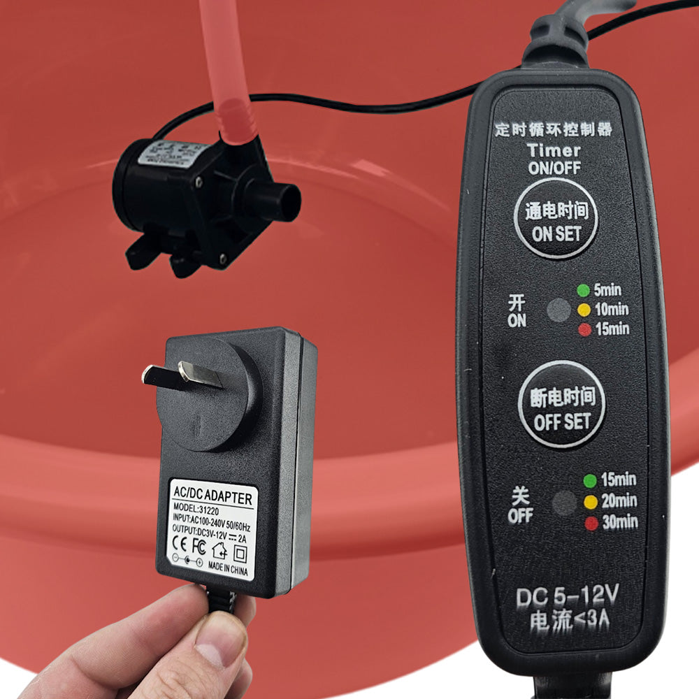 Timer for very small submersible pump.