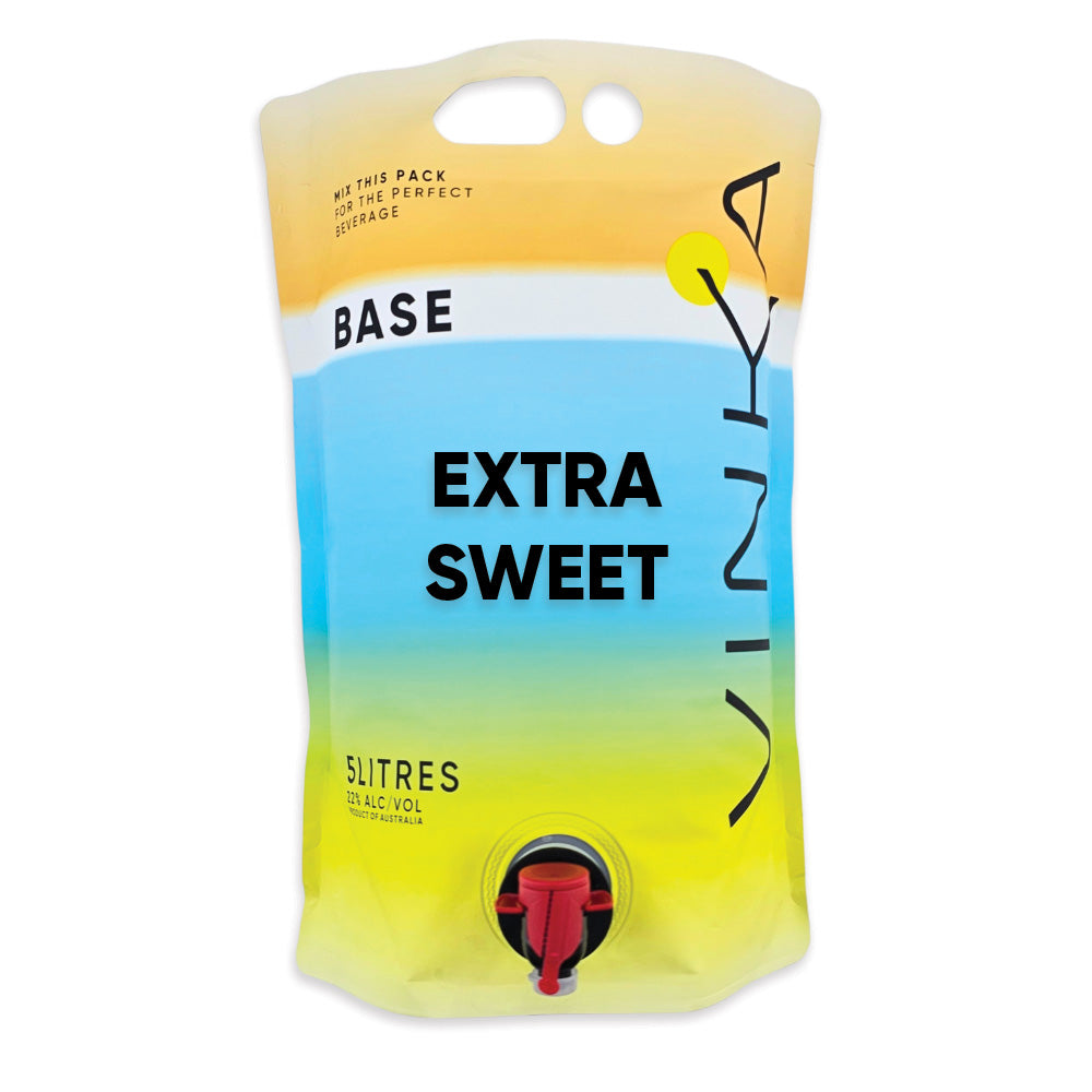 This Extra Sweet base has been crafted in Australia from 100% Australian grown grapes that have been naturally fermented. This process creates a drink that’s very similar to vodka and is an exceptionally neutral base for your favourite cocktails. 