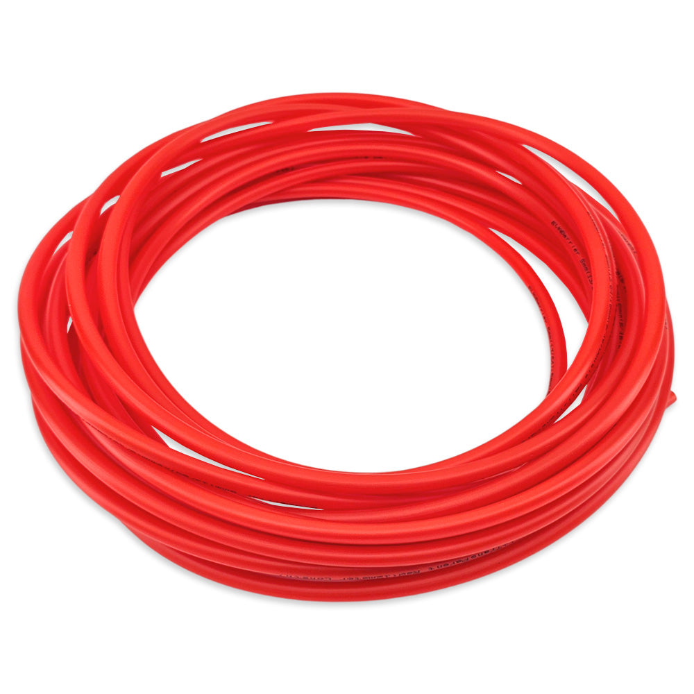 The outer barrier has accurately extruded tolerances and made from an EVA material. It also seals well when used with various John Guest, duotight or other push in fittings. 