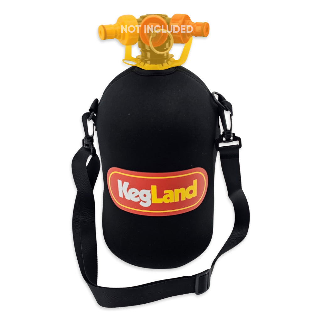 Keep your beer colder for longer with the KegLand Oxebar Neoprene Jacket / Parka. Made with a rigid bottom cap to avoid the dragging scratches that could pop your keg.