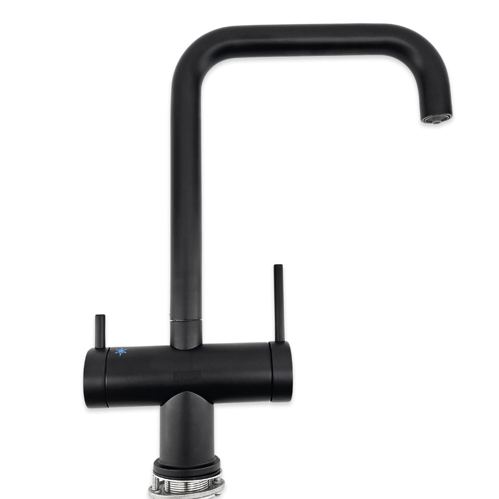 No longer will you need a separate mixer tap taking up space to dispense chilled & sparkling water, have best of all worlds with the Benchy 4 in 1 Mixer Tap.