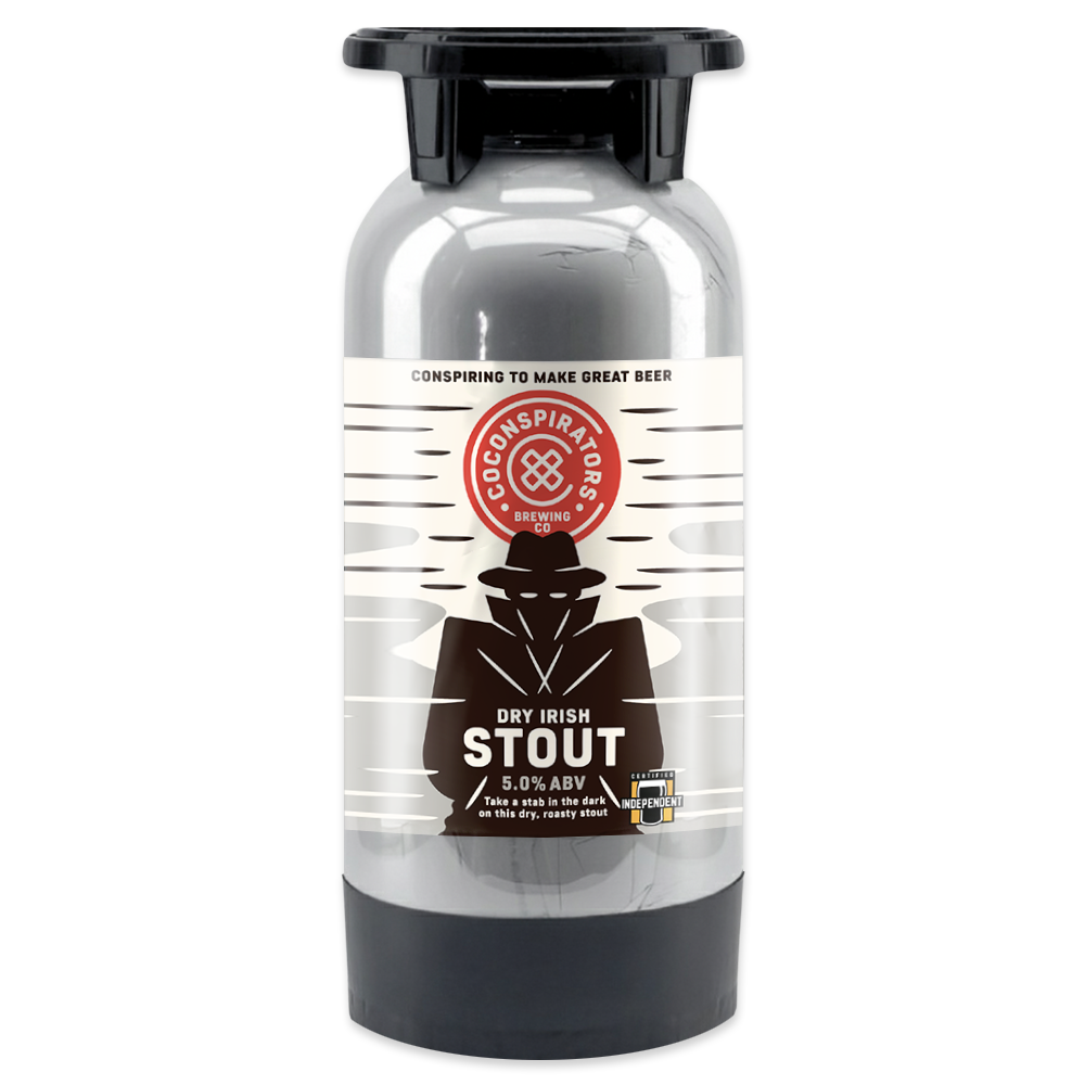Just when you thought you knew all the players, a new shadow joins the lineup. Co-Conspirators introduces the latest addition to their 'Usual Suspects' core range: a classic Dry Irish Stout.