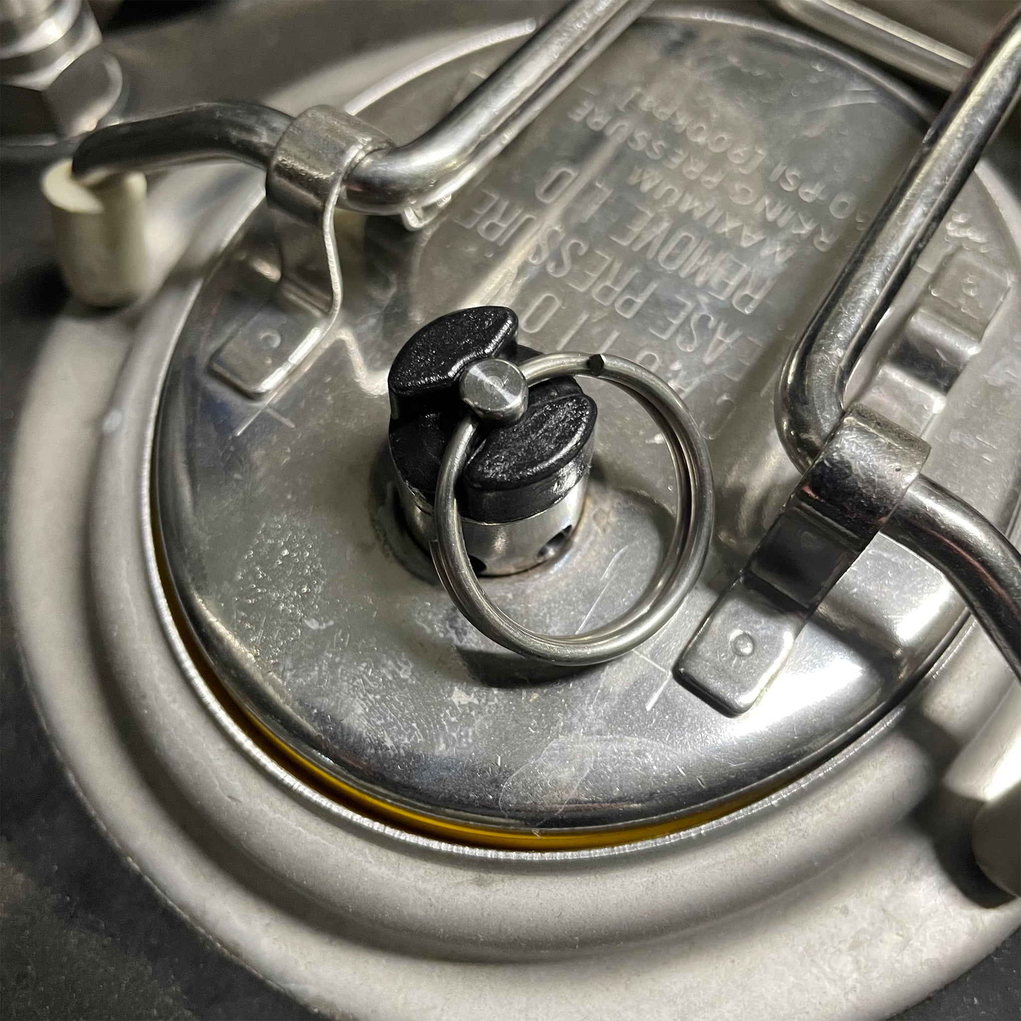 Cornelius Type Pressure Relief Valve (PRV) (Black 150psi / 10BAR) in corny lid